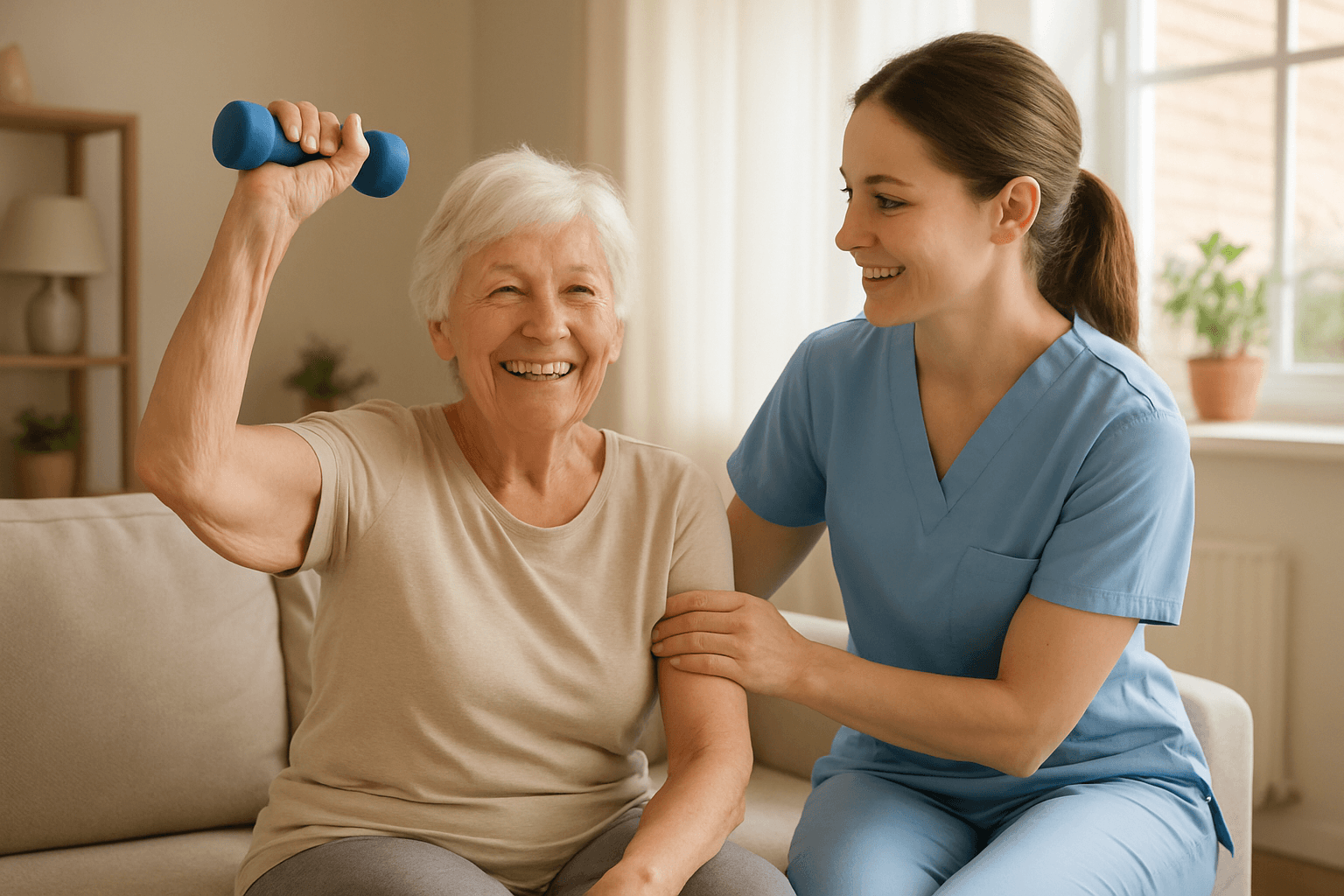 Entenda como a reabilitação pós AVC em home care promove conforto, acolhimento e cuidados completos